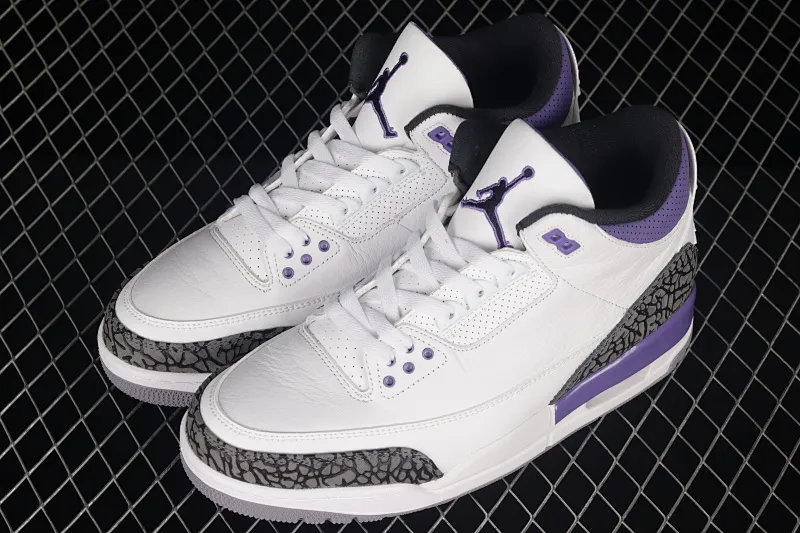 All categories Air Jordan Jordan series basketball shoes Air Jordan 3 Air Jordan 3 "Pine Green" AJ3 Joe 3 Villain Purple CT8532-105